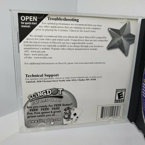 Video Game PC Crystalize 2 Quest for the Jewel Crown No Scratches Clean - Picture 9 of 11